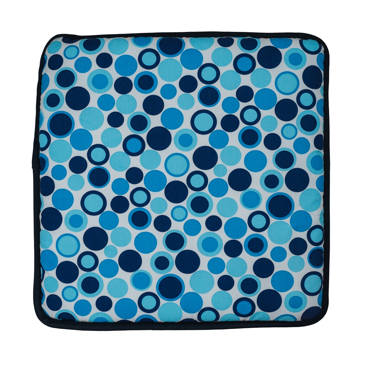 SD-PS-35H2-009 Perna scaun, 35x35 cm, grosime 2 cm, buline albastre - imagine 1