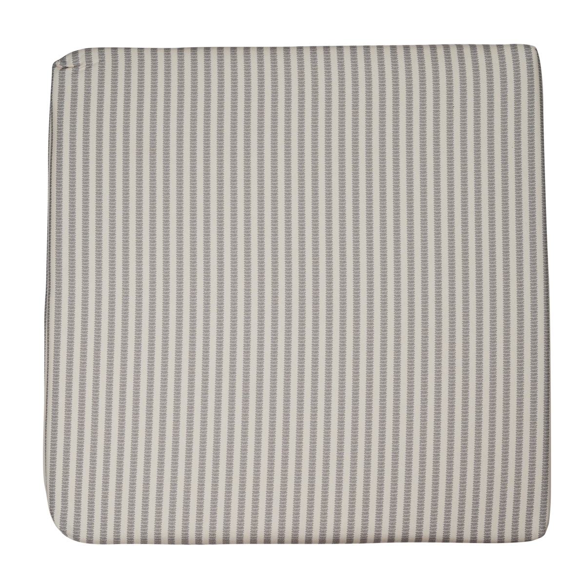 SD-PS-45H5-001 Perna scaun impermeabila, 45x45 cm, grosime 5 cm, crem cu dungi gri - imagine 1