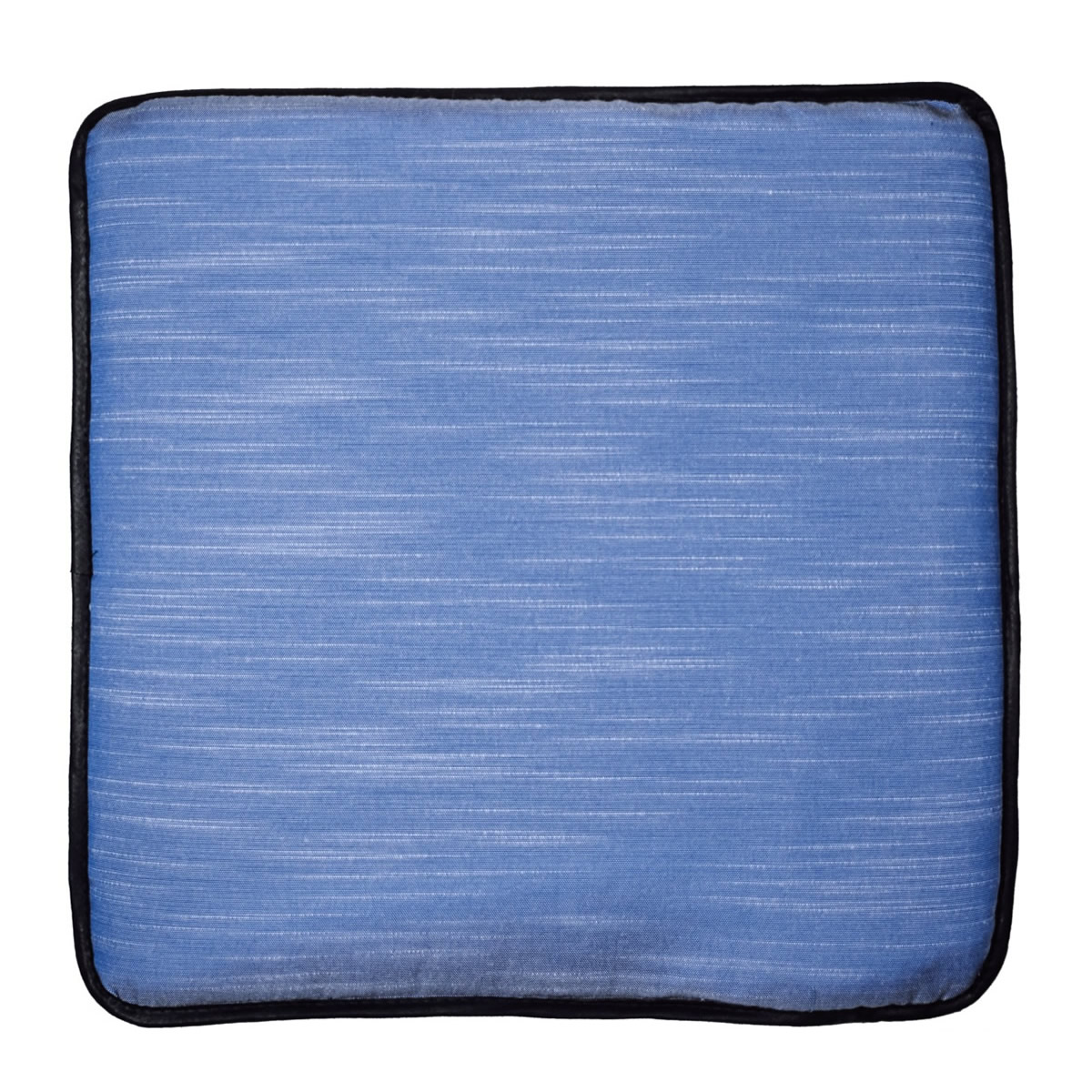 SD-PS-40H3BOR-020 Perna scaun cu bordura, 40X40 cm, grosime 3 cm, albastru jeans - imagine 1